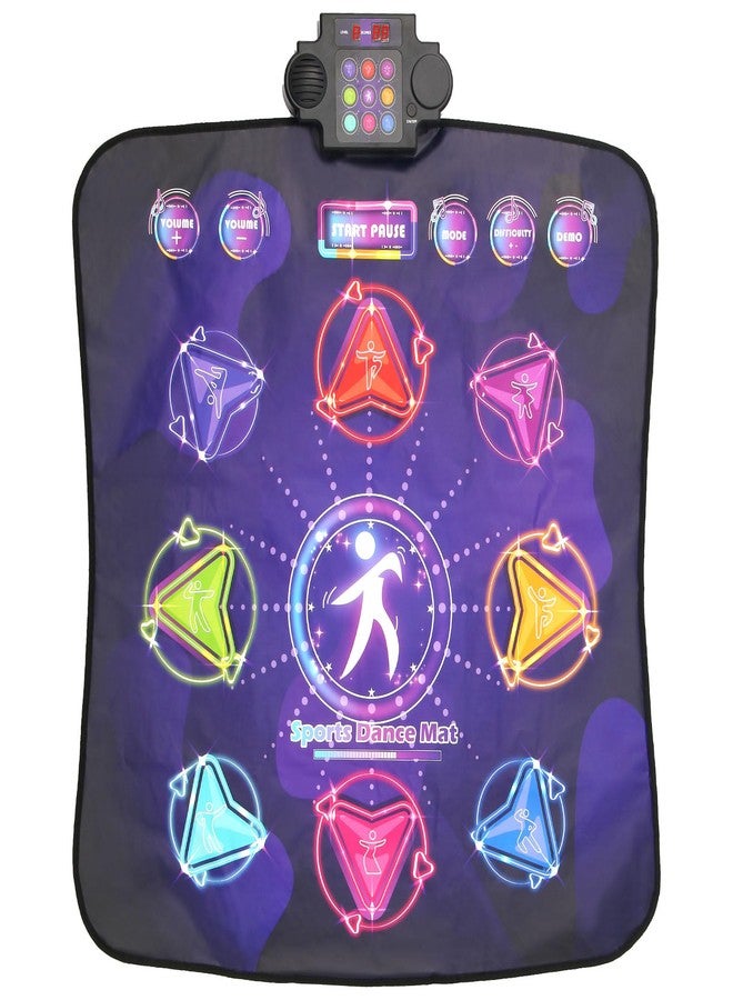 CXWLMAT Kids Dance Mat for Girls & Boys 3 4 5 6 7 8+ Year Old, 9 Game Modes with Adjustable Difficulty & Volume, Safe Portable Dance Music Mat with 8 Buttons for Indoor & Outdoor Play - Image 1